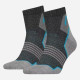 Шкарпетки Head HIKING QUARTER 2P UNISEX сірий, синій 35-38 (701219909-004 35-38)