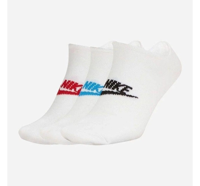 Жіночі Шкарпетки Nike U NK NSW EVERYDAY ESSENTIAL NS 3PR білий, мультиколор Уні 34-38 SK0111-911 34-38