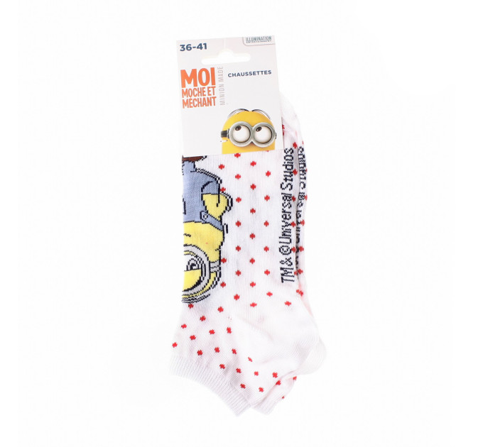 Шкарпетки Minions Minions All Over Dots 1-pack 36-41 white 13894812-8
