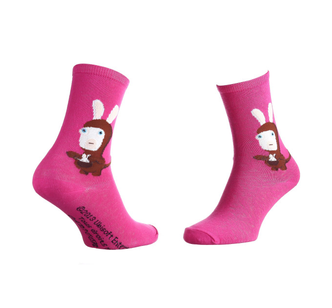 Шкарпетки Rabbids Invasion Rabbits In Kangaroo Costume 1-pack 35-41 pink 13849251-8