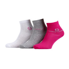 Шкарпетки Sergio Tacchini 3-pack 36-41 white/gray/pink 13896812-2