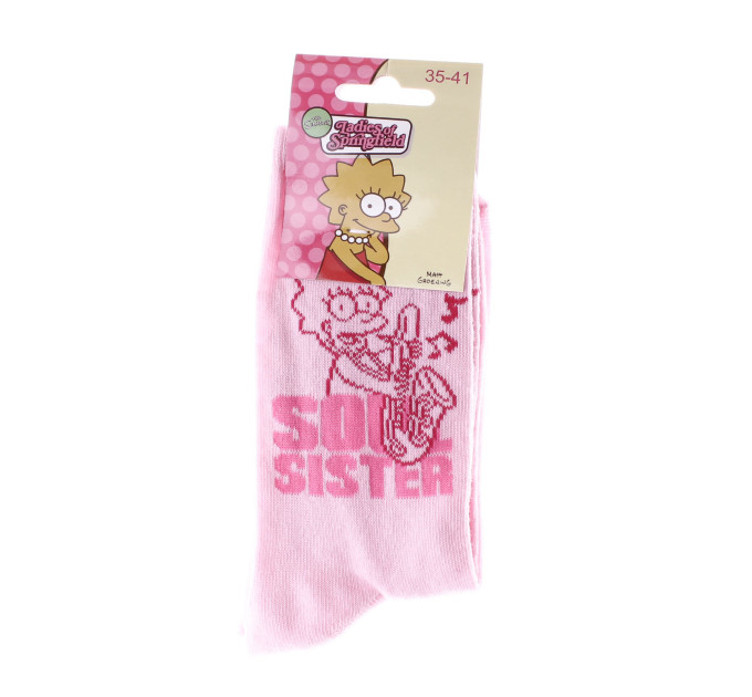 Шкарпетки The Simpsons Lisa Soul Sister 1-pack 35-41 light pink 13057681-6
