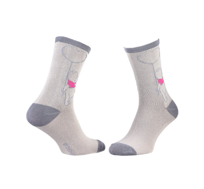 Шкарпетки Disney Winnie & Balloon 1-pack 36-41 gray 13893220-1 Шкарпетки Disney Winnie & Balloon 1-pack 36-41 gray 13893220-1