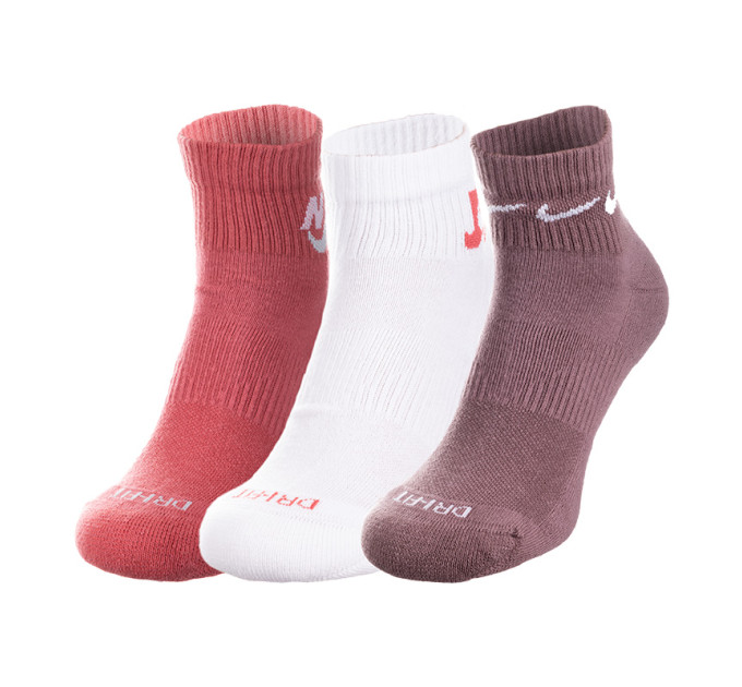 Жіночі Шкарпетки Nike U NK EVERYDAY PLUS CUSH ANKLE Різнокольоровий 38-42 (7dDH3827-909 38-42)