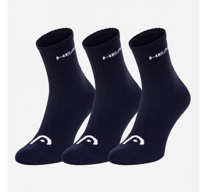 Шкарпетки Head SHORT CREW 3P UNISEX темно-синій 35-38 (701213457-321 35-38)