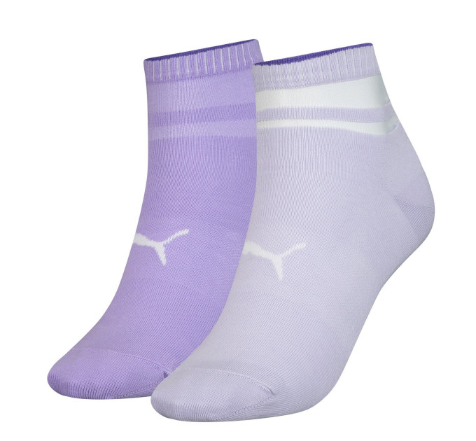 Шкарпетки Puma Women's Short Structure 2-pack 39-42 purple/light purple 103002001-012