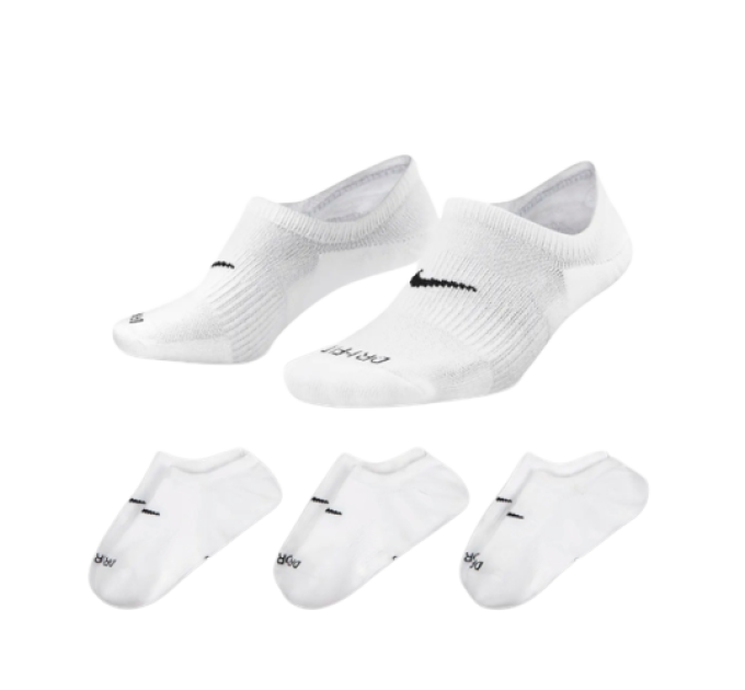 Шкарпетки Nike U NK EVERYDAY PLUS CUSH FOOTIE - DH5463-903