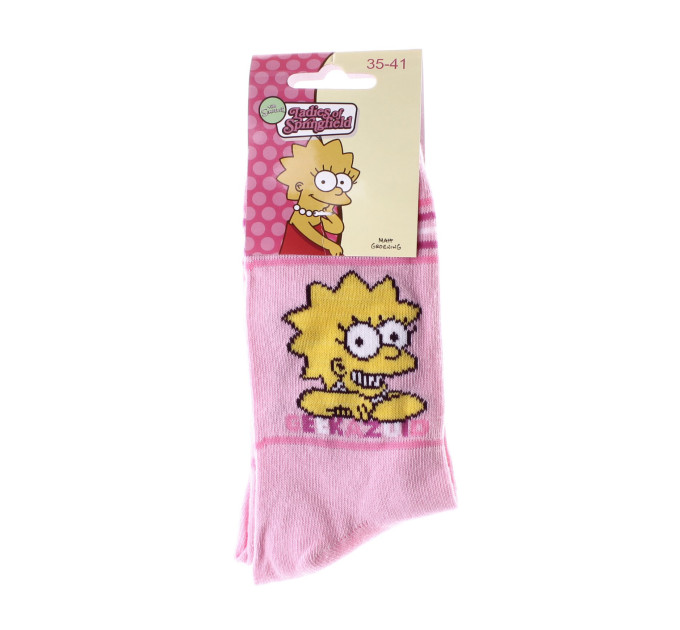 Шкарпетки The Simpsons Lisa Geekazoid 1-pack 35-41 pink 13057681-7
