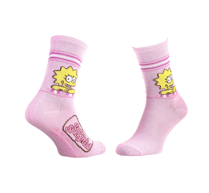 Шкарпетки The Simpsons Lisa Geekazoid 1-pack 35-41 pink 13057681-7
