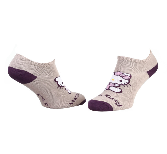 Шкарпетки Hello Kitty Court 1-pack 35-41 pale gray/purple 13847651-4 Шкарпетки Hello Kitty Court 1-pack 35-41 pale gray/purple 13847651-4
