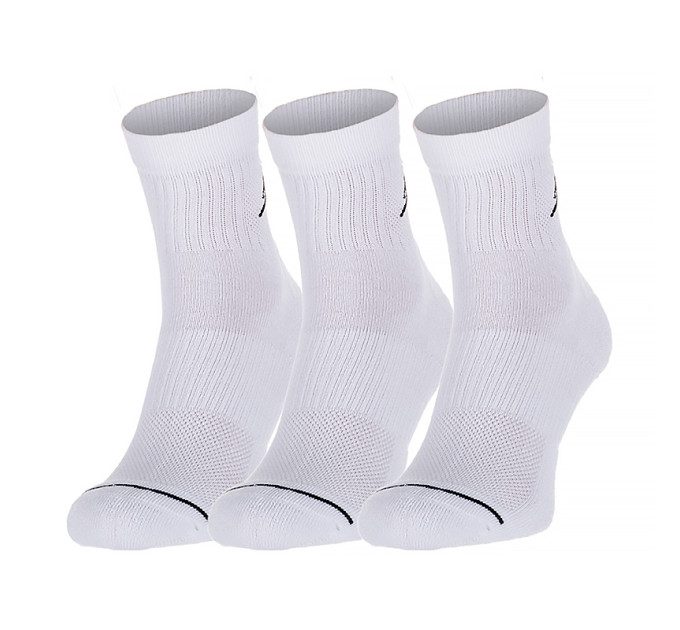 Жіночі Шкарпетки JORDAN U J ED CUSH POLY ANKLE 3PR 144 Білий 34-38 (7dDX9655-100 34-38)