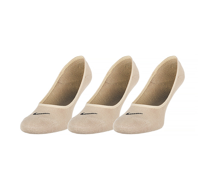 Жіночі Шкарпетки Nike W NK ED LTWT FOOT 3PR NEW 144 Бежевий 38-42 (SX4863-160)