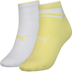 Шкарпетки Puma Women's Short Structure 2-pack 35-38 white/yellow 103002001-013