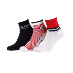 Шкарпетки Sergio Tacchini 3-pack 36-41 white/red/black 13898215-2 Шкарпетки Sergio Tacchini 3-pack 36-41 white/red/black 13898215-2
