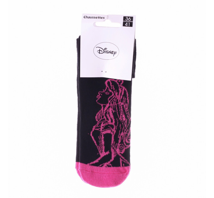Шкарпетки Disney Princess Aurore 1-pack 36-41 black/purple 13892320-3