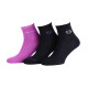 Шкарпетки Sergio Tacchini 3-pack 38-41 black/pink 13840444-2 Шкарпетки Sergio Tacchini 3-pack 38-41 black/pink 13840444-2