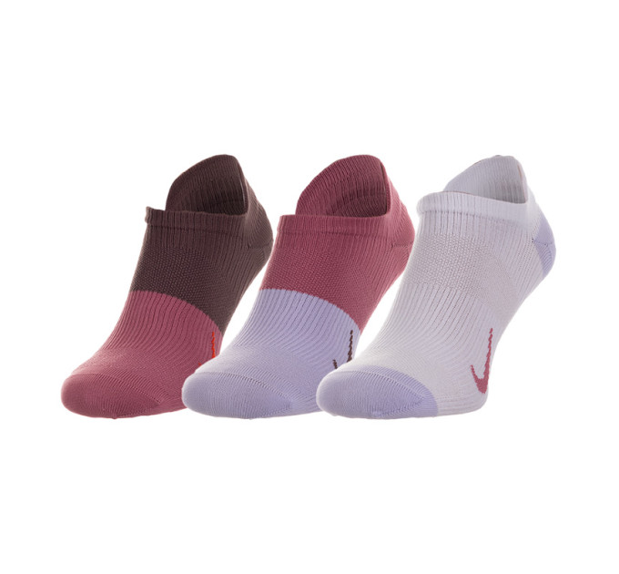Жіночі Шкарпетки Nike W NK EVERYDAY PLUS LTWT NS 3PR Різнокольоровий 42-46 (7dCV2964-918 42-46)