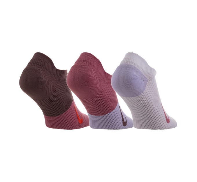 Жіночі Шкарпетки Nike W NK EVERYDAY PLUS LTWT NS 3PR Різнокольоровий 42-46 (7dCV2964-918 42-46)