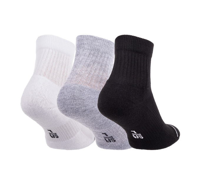 Жіночі Шкарпетки JORDAN U J ED CUSH POLY ANKLE 3PR 144 Різнокольоровий 34-38 (7dDX9655-911 34-38)