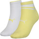 Шкарпетки Puma Women's Short Structure 2-pack 39-42 white/yellow 103002001-013