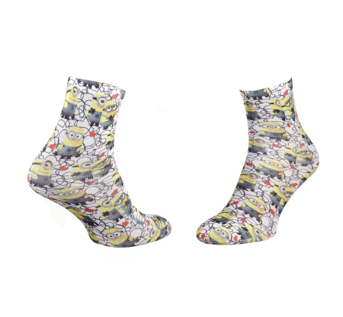 Шкарпетки Minions Minions All Over De Minions Coeur 1-pack 36-41 white 17890635-4