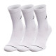 Жіночі Шкарпетки JORDAN U J ED CUSH POLY CREW 3PR 144 Білий 34-38 (7dDX9632-100 34-38)