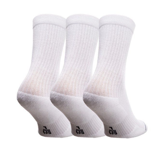 Жіночі Шкарпетки JORDAN U J ED CUSH POLY CREW 3PR 144 Білий 34-38 (7dDX9632-100 34-38)