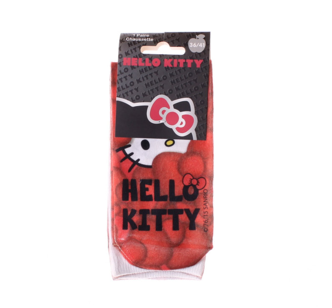 Шкарпетки Hello Kitty Cachee 1-pack 36-41 red 17890735-1