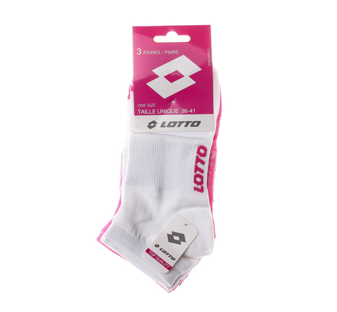Шкарпетки Lotto 3-pack 36-41 white/gray/pink 19510414-1