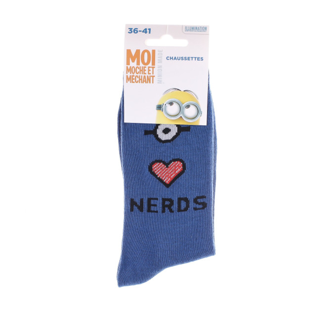 Шкарпетки Minions Heart Eye Nerds 1-pack 36-41 denim 13890131-2