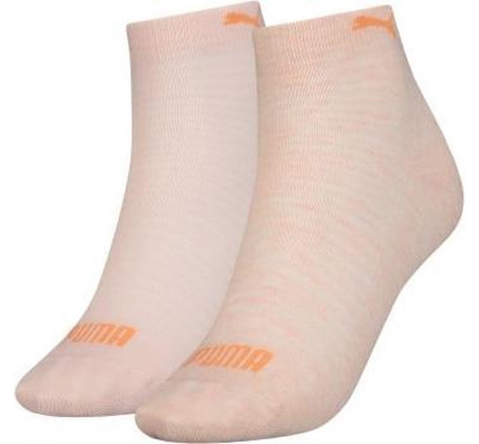 Шкарпетки Puma Women's Quarter 2-pack 39-42 light oragne 183006001-002