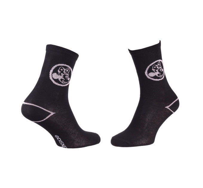 Шкарпетки Disney Minnie Pale Profile Minnie Head 1-pack 35-41 black/pink 13843651-3