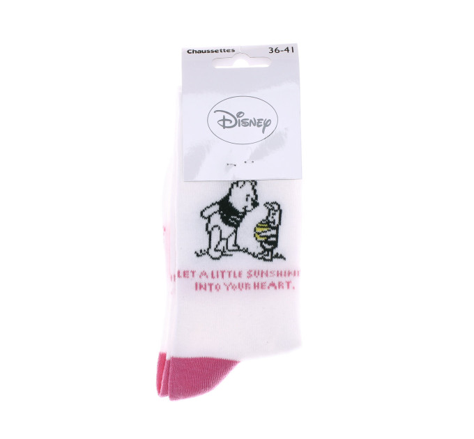 Шкарпетки Disney Winnie L Ourson Winnie Porcinet 1-pack 36-41 gray/pink 13896420-6