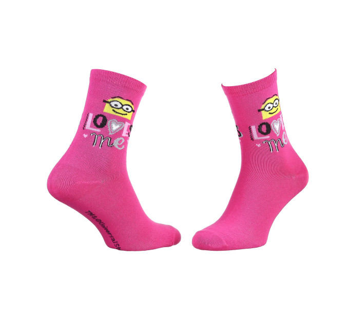 Шкарпетки Minions Minion Loves Me 1-pack 36-41 dark pink 13890131-3