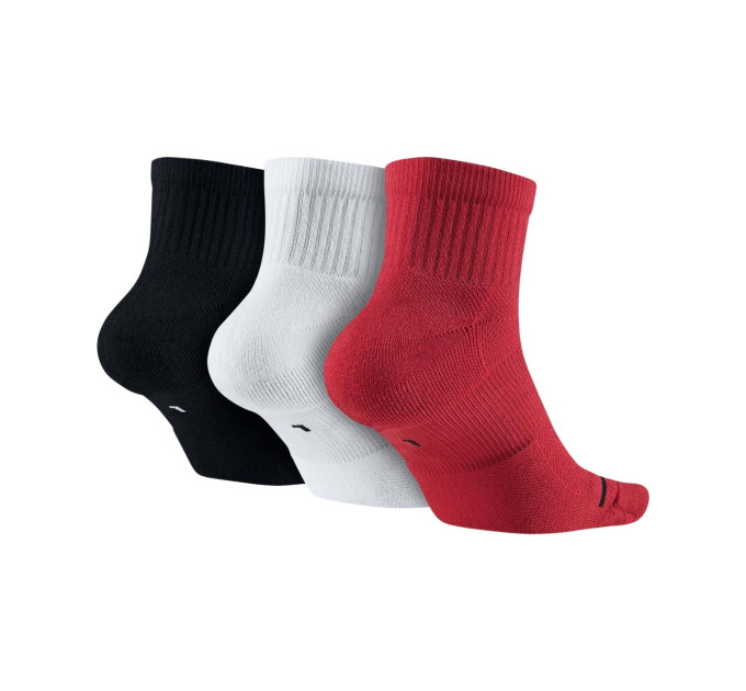 Жіночі Шкарпетки JORDAN U J ED CUSH POL A LE 3PR 144 Різнокольоровий 34-38 (7dDX9655-902 34-38)