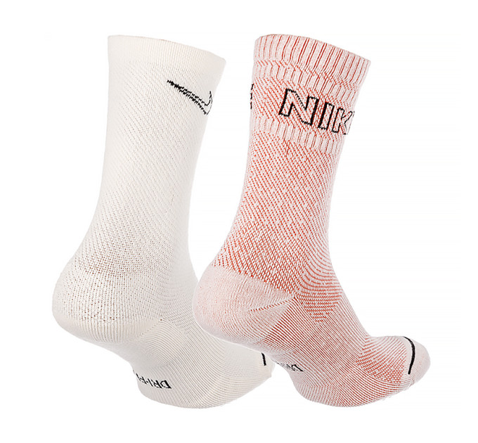 Жіночі Шкарпетки Nike U ED PERF CSH CR 2P 168 UD Білий 38-42 (7dDZ1551-902 38-42)