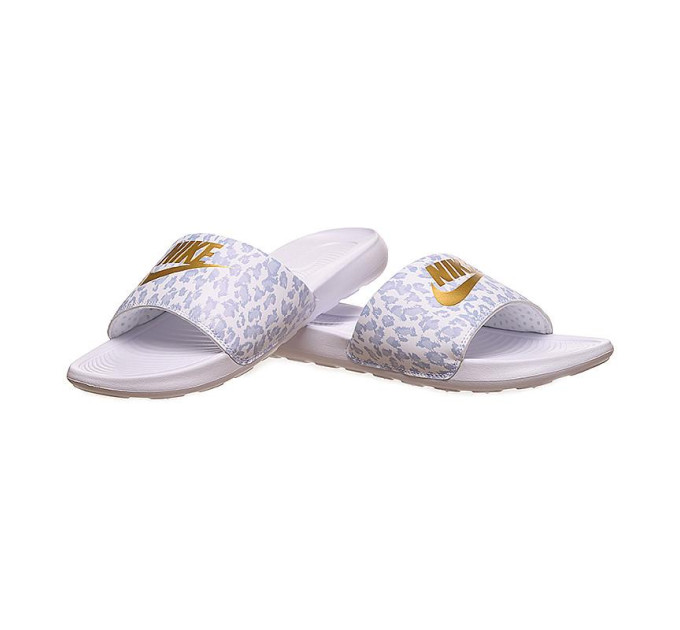 Жіночі Шльопанці Nike VICTORI ONE SLIDE PRINT Білий 42 (7dCN9676-103 42)