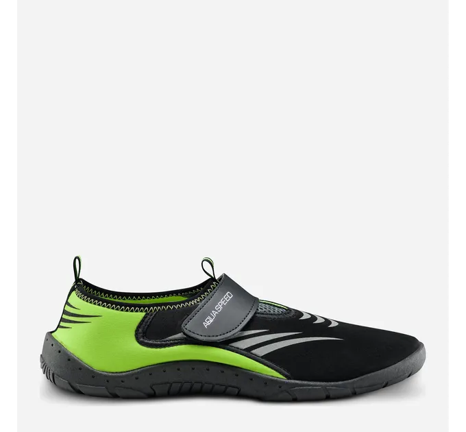 Аквашузи Aqua Speed AQUA SHOE MODEL 27A 7598 чорний, сірий, флуоресцентний жовтий 38 розмір 642-27A 38