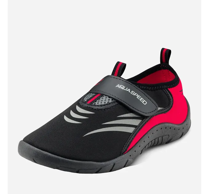 Аквашузи Aqua Speed AQUA SHOE MODEL 27D 7625 чорний, сірий, червоний 41 розмір 642-27D 41