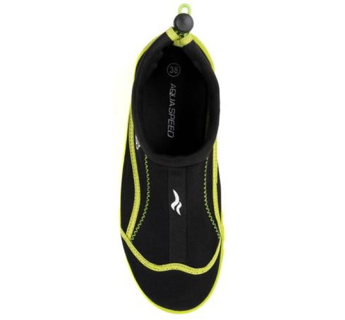 Аквашузи Aqua Speed AQUA SHOE MODEL 28A 9160 чорний, жовтий Уні 36 5908217691606