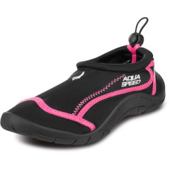 Аквашузи Aqua Speed AQUA SHOE MODEL 28D 9560 чорний, рожевий Уні 35 5908217695604