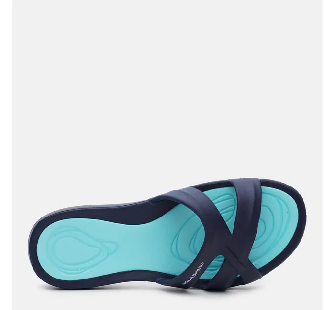 Шльопанці Aqua Speed PANAMA 6602 темно-синій, бірюзовий 37 розмір 513-10 37