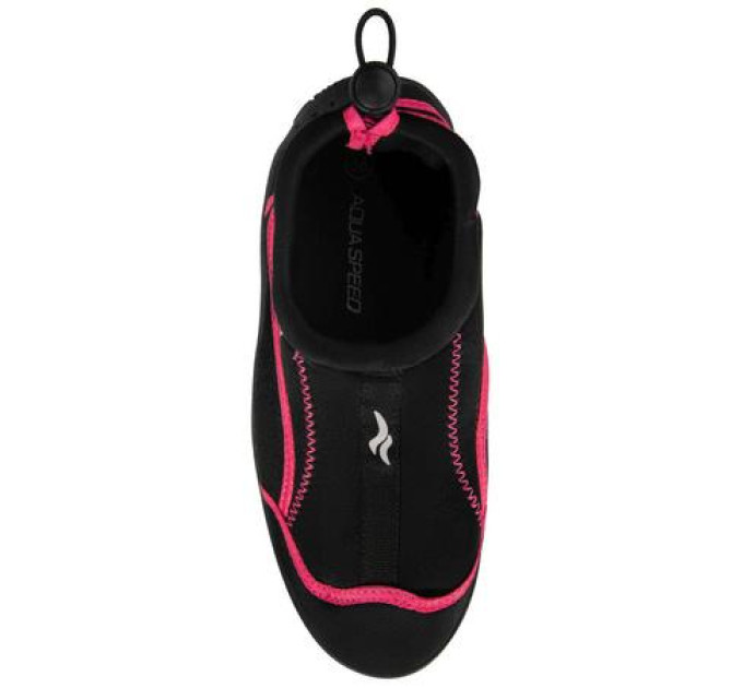 Аквашузи Aqua Speed AQUA SHOE MODEL 28D 9561 чорний, рожевий Уні 36 5908217695611