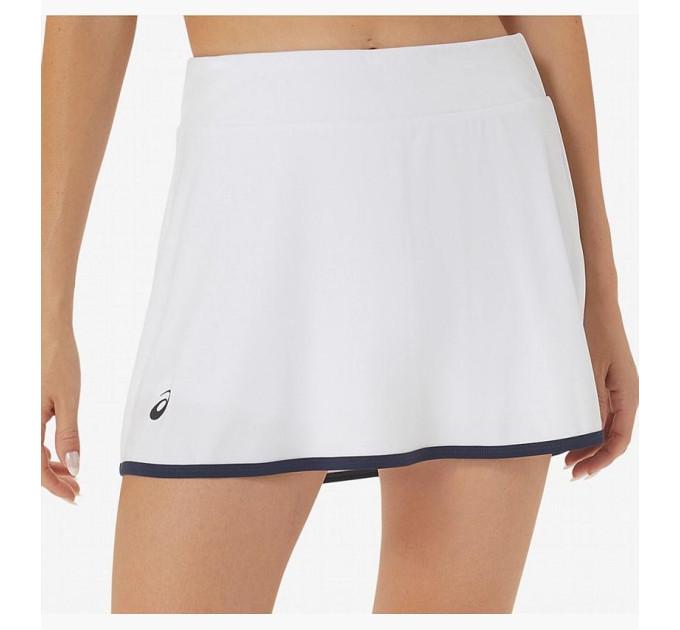 Жіноча Спідниця-шорти Asics COURT SKORT Білий L (2042A266-100 L)