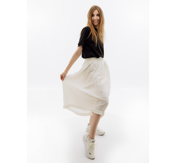Жіноча Спідниця Puma YONA SUNP Plissee Skirt Бежевий M (7d53797865 M)