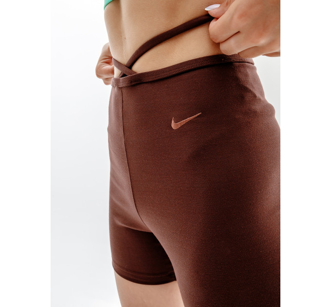 Жіночі Шорти Nike W NSW EVRDY MOD HR BIKE SHORT Бордовий M (7dDV7928-227 M)