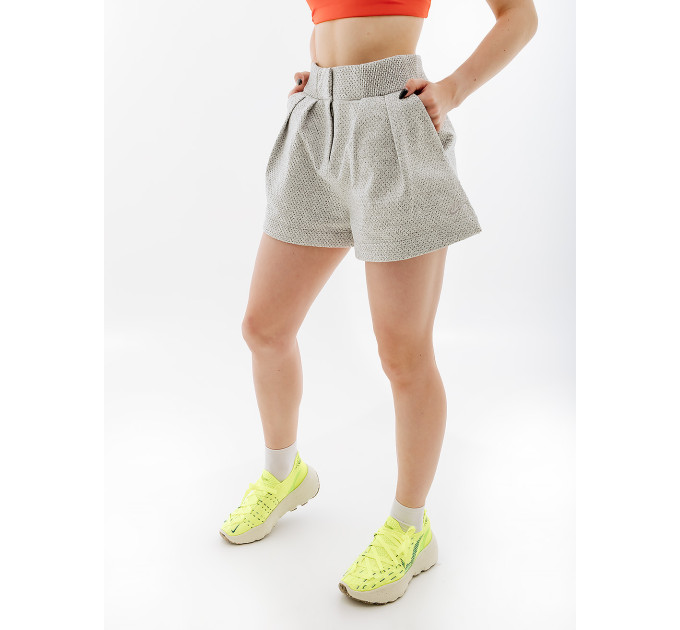 Жіночі Шорти Nike W NSW TP HR SHRT NKFWD Сірий L (7dDX6517-084 L)