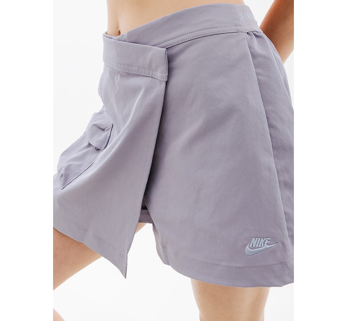 Жіночі Шорти Nike W NSW TP DF MR SKORT Блакитний M (7dDV8491-519 M)
