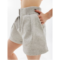 Жіночі Шорти Nike W NSW TP HR SHRT NKFWD Сірий M (7dDX6517-084 M)