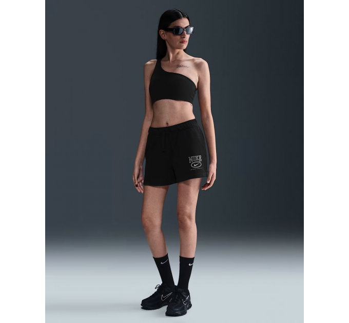 Жіночі Шорти Nike W NSW CLUB FLC FT MR 4" GX SHT Чорний S (7dHJ1282-010 S)